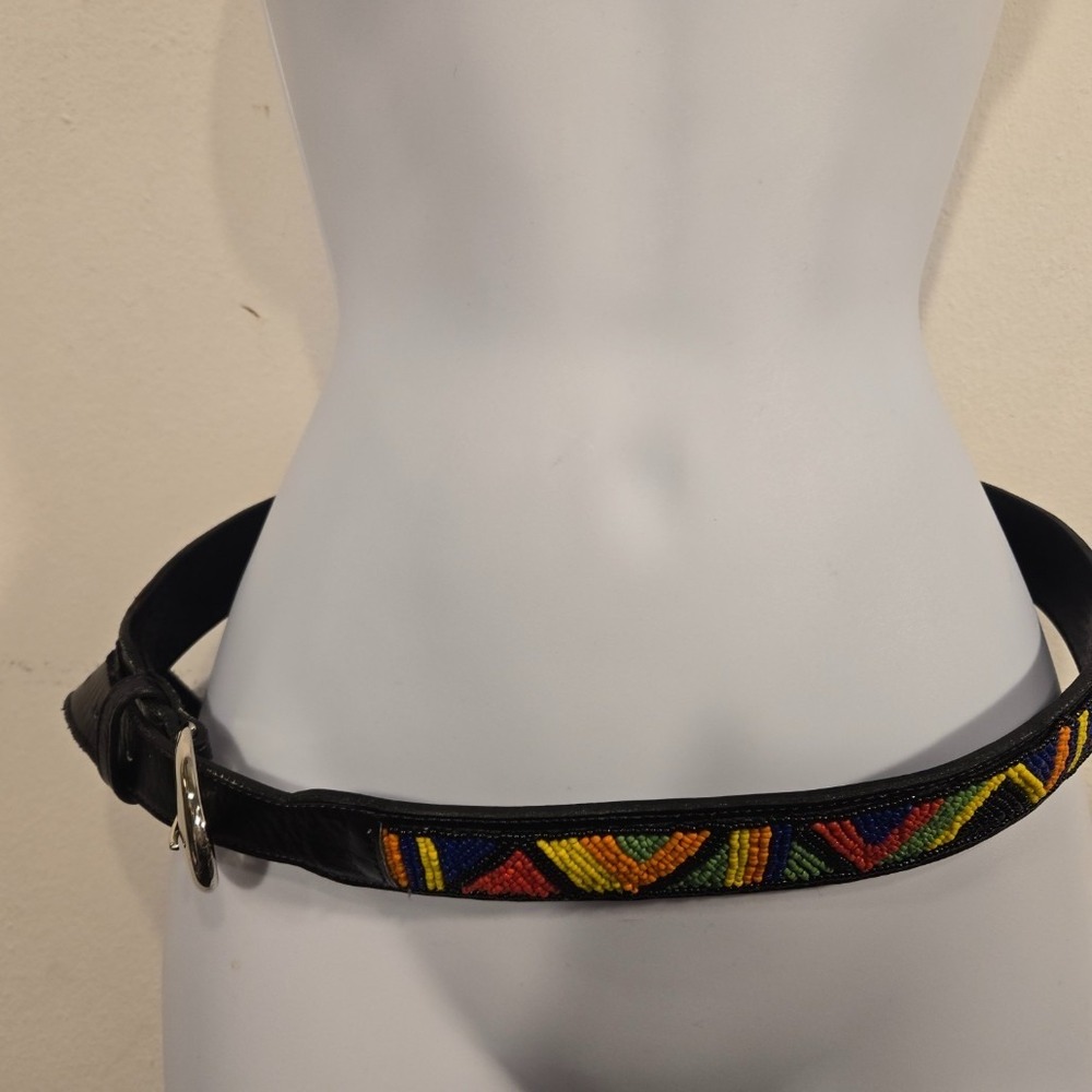 Ginnie Johansen Beaded Belt Size 27M